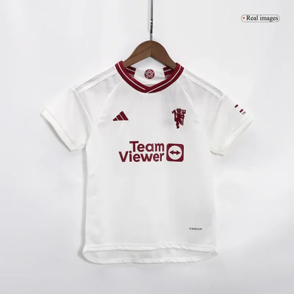 2023/24 Kids Manchester United Third Away Jersey Kit