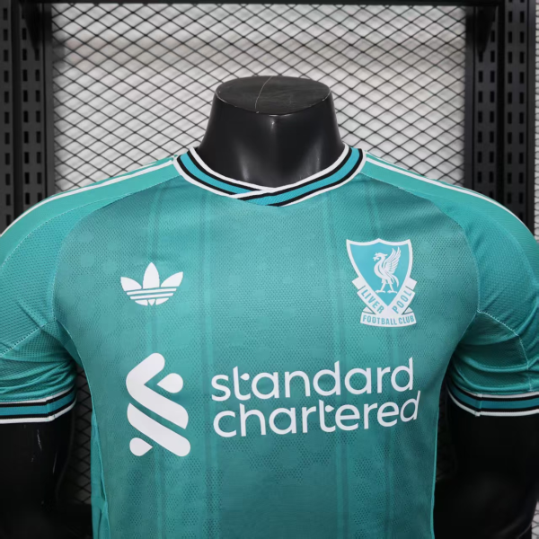 Liverpool 25-26 away green football jersey - player version