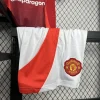 2024/25 Kids Manchester United Home Kit(Jersey+Shorts)