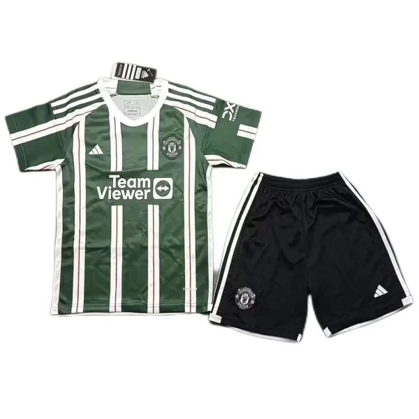 2023/24 Kids Manchester United Away Jersey Kit