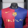 2024/25 Barcelona Home Jersey Long Sleeve Player Version
