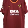 2000/01 Roma Retro Jersey Home