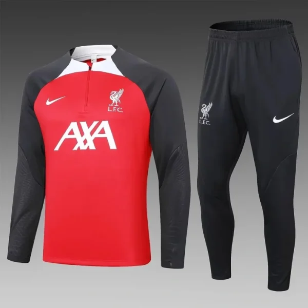 2024/2025 Liverpool Half-Pull Training Suit Red Football Shirt