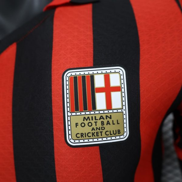 AC Milan 2024-25 Home Soccer Jersey Player Version