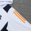 2024-25 Real Madrid Zipper Sweatshirt Kit(Top+Pants) White
