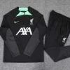 Liverpool Half-Pull Training Suit Black Jersey 2023/2024