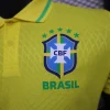 Brazil Men's 2024 Slim Fit POLO Shirt - Yellow