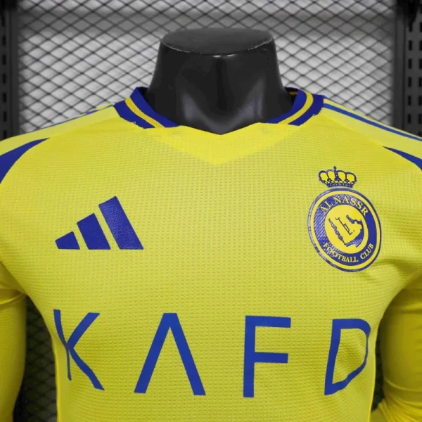Al Nassr Home Long Sleeve Jersey Player Version 2024-25