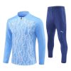 Manchester City Zipper Sweatshirt Kit(Top+Pants) 2024-25