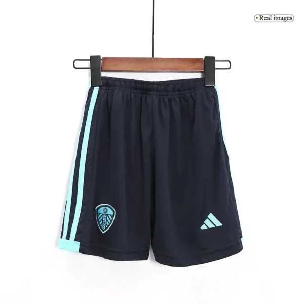 2023-24 Kids Leeds United Away Kit Jersey+Shorts