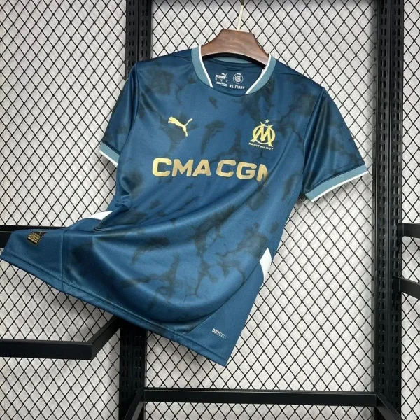 24-25 Marseilles Away Soccer Jersey