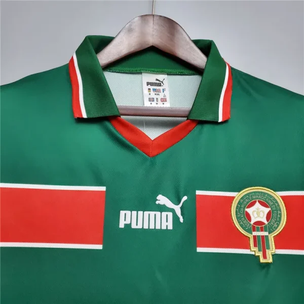 Morocco World Cup 1998 Rrtro Jersey Home