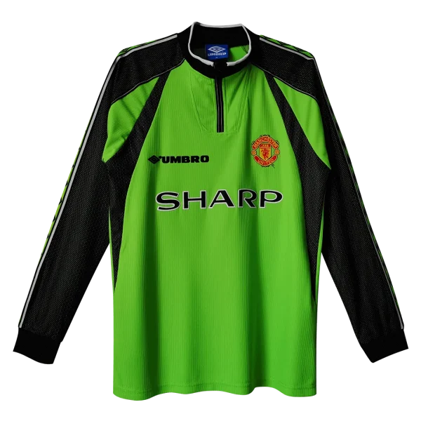 1998/99 Manchester United Retro Goalkeeper Jersey Long Sleeve