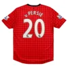 2012/13 Manchester United ROONEY #10 #5 #20 #22 Retro Jersey Home
