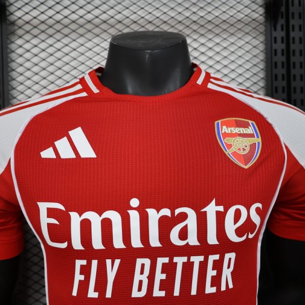 2025/26 Arsenal Home Jersey Player Version