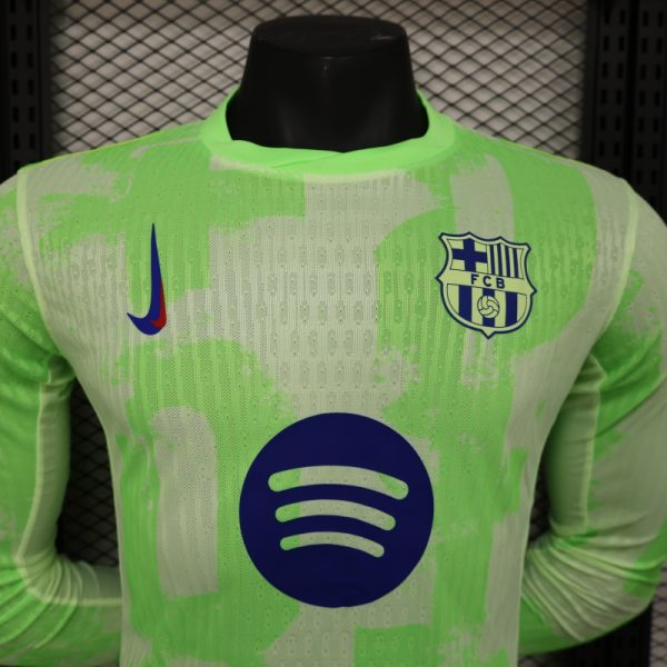 2024/25 Barcelona Home Jersey Long Sleeve Player Version