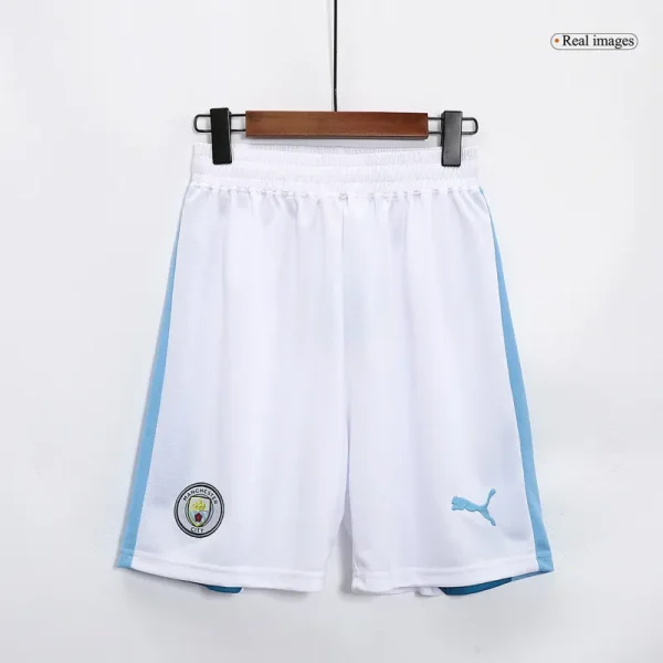 Manchester City Home Jersey Kit(Shirt+Shorts) 2023/24