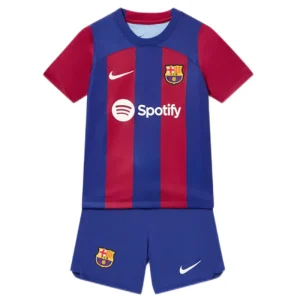 2023/24 Kids Barcelona Home Jersey Kit