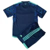 2023-24 Kids Leeds United Away Kit Jersey+Shorts