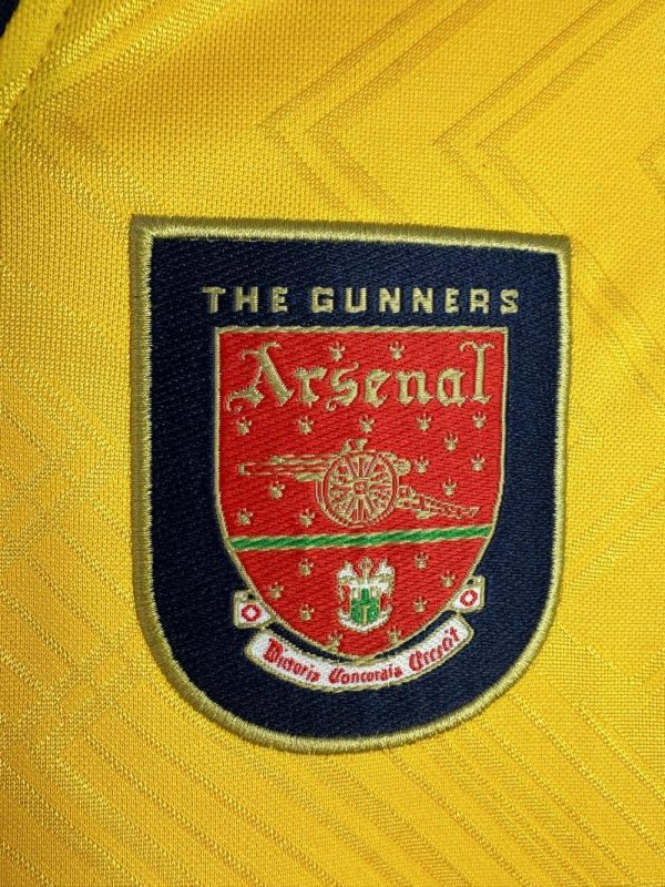 Arsenal Retro Long Sleeve  Away Football Shirt   1996-1997