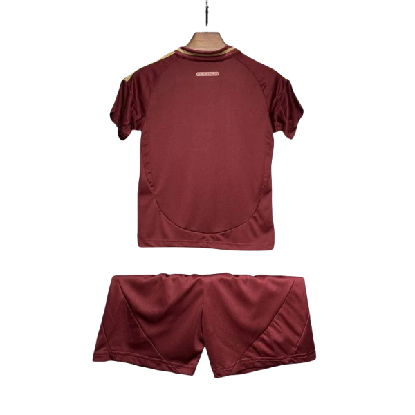 24-25 AS Roma Home Kids Kit Jersey+Shorts