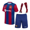 Barcelona Home Whole Kit Jersey+Shorts+Socks 2023/24
