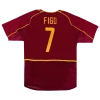 Portugal Retro Jersey Home World Cup 2002