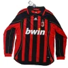 2006/07 AC Milan Retro Jersey Home Long Sleeve
