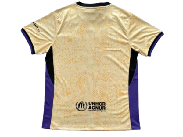 Barcelona 25-26 Away Yellow Soccer Jersey