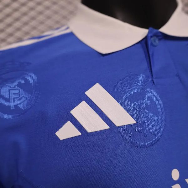 2025-26 Real Madrid Men's Polo Shirt Biue