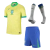 Brazil Home Custom Full Soccer Kits 2024