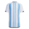 2022 Argentina World Cup Champion Edition 3 stars Home Jersey Player Version