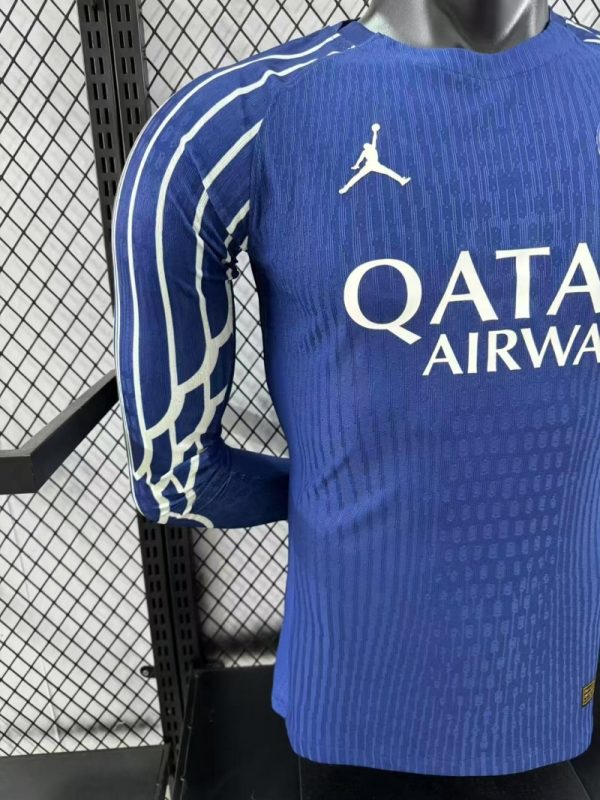 2025-26 PSG Saint-Germain Home Soccer Long sleeves Jersey Player Version