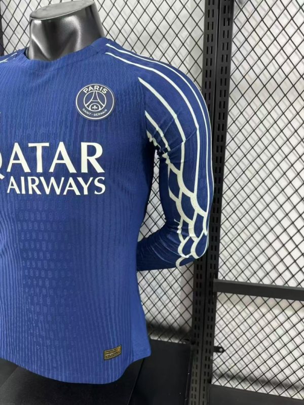 2025-26 PSG Saint-Germain Home Soccer Long sleeves Jersey Player Version