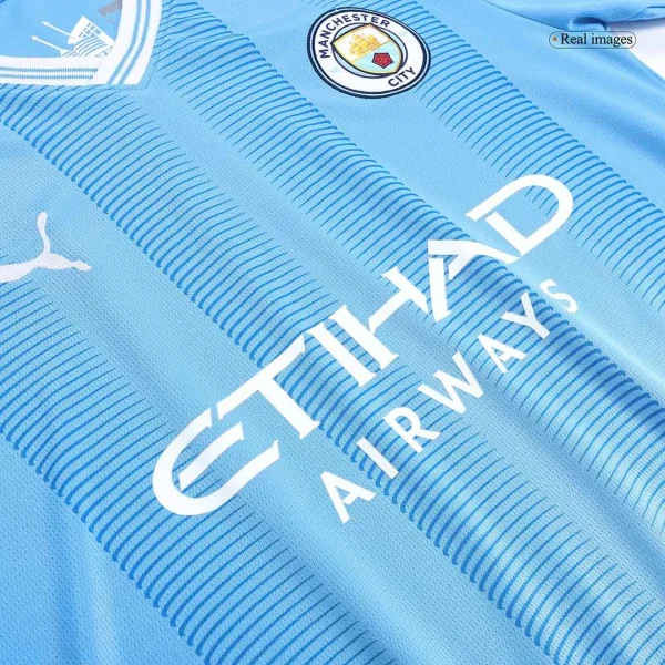 2023/24 Manchester City Home Long Sleeve Jersey