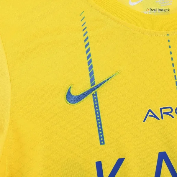 2023/24 Kids Al Nassr Home Whole Kit(Jersey+Shorts+Socks)
