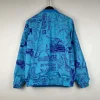 2023-2024 Juventus Reversible Windbreaker Blue Soccer Jersey 1:1 Thai Quality