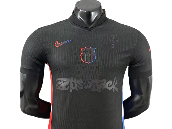 Barcelona Away x Travis Scott Shirt 2024/25 Soccer Jersey