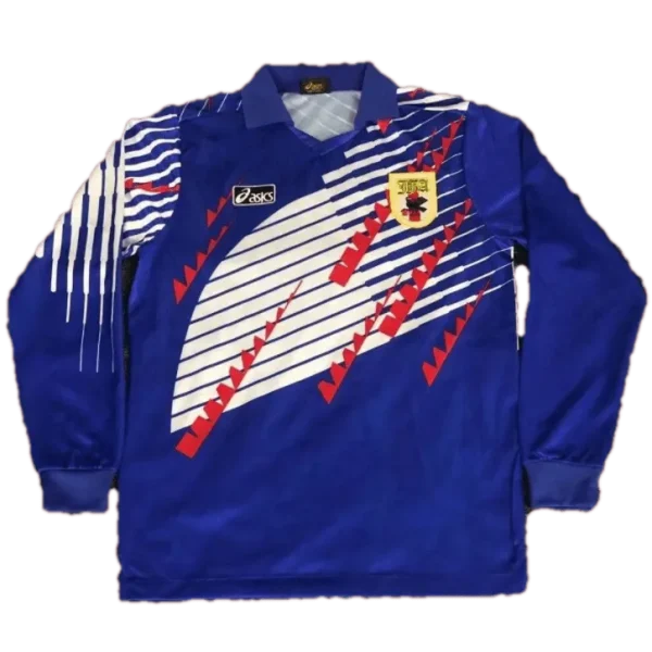 Japan World Cup 1994 Retro Long Sleeve Soccer Jersey Home