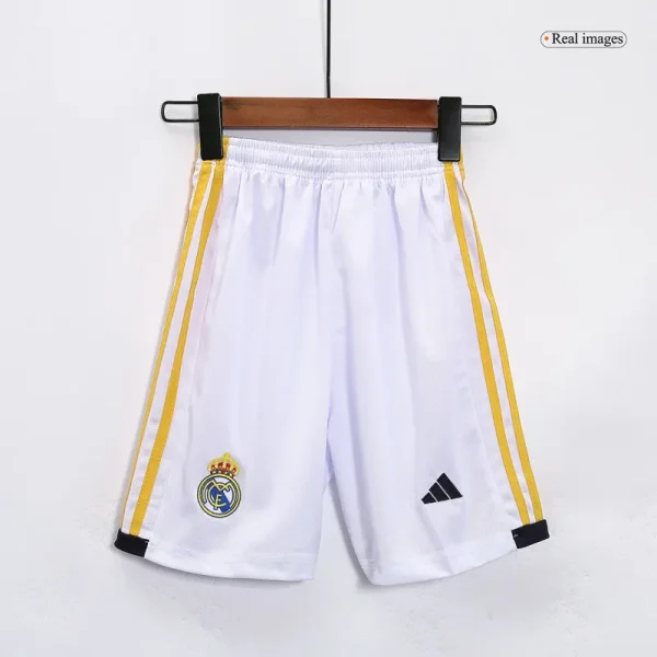 2023/24 Kids Real Madrid Home Whole Kit(Jersey+Shorts+Socks)