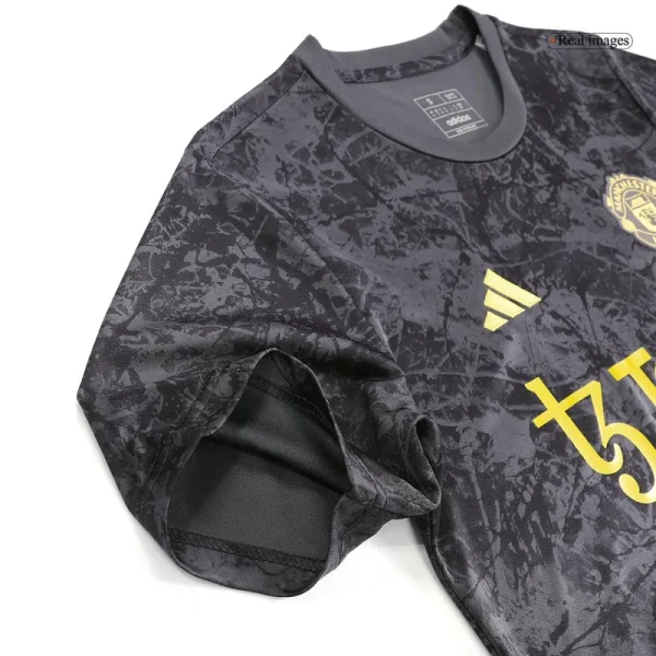 Manchester United Stone Roses Pre-Match Kit Football Jersey 23/24 - Cutejersey