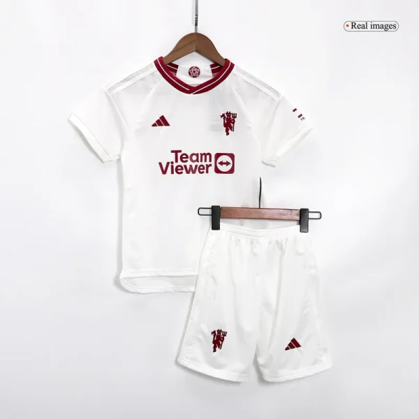 2023/24 Kids Manchester United Third Away Jersey Kit
