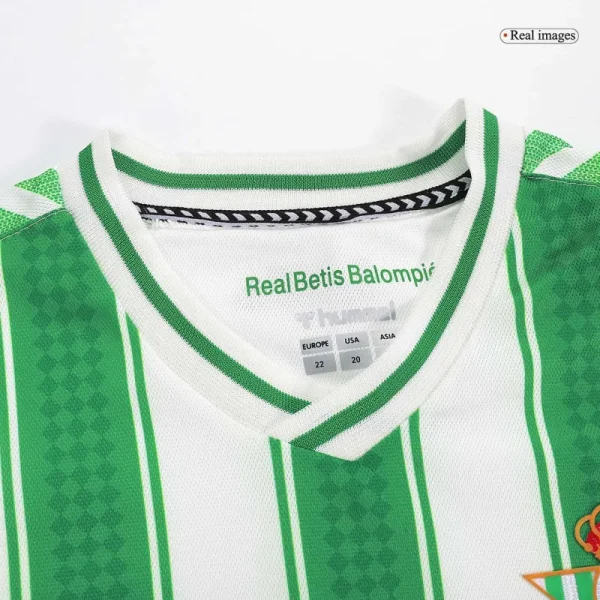 2023/24 Kids Real Betis Home Kit Jersey+Short