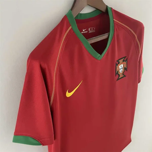 Portugal Retro Jersey Home World Cup 2006