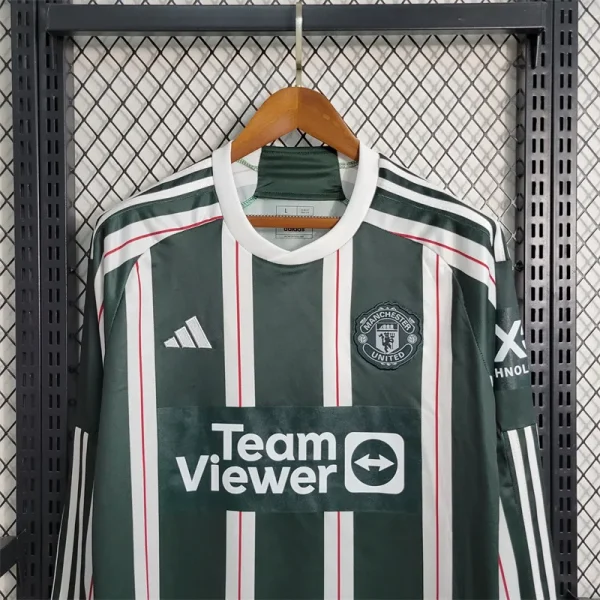 2023/24 Manchester United Away Long Sleeve Jersey