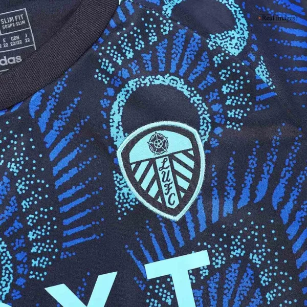 2023-24 Kids Leeds United Away Kit Jersey+Shorts