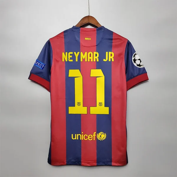 2014/15 Barcelona Neymar Jr #11 Retro Jersey Home