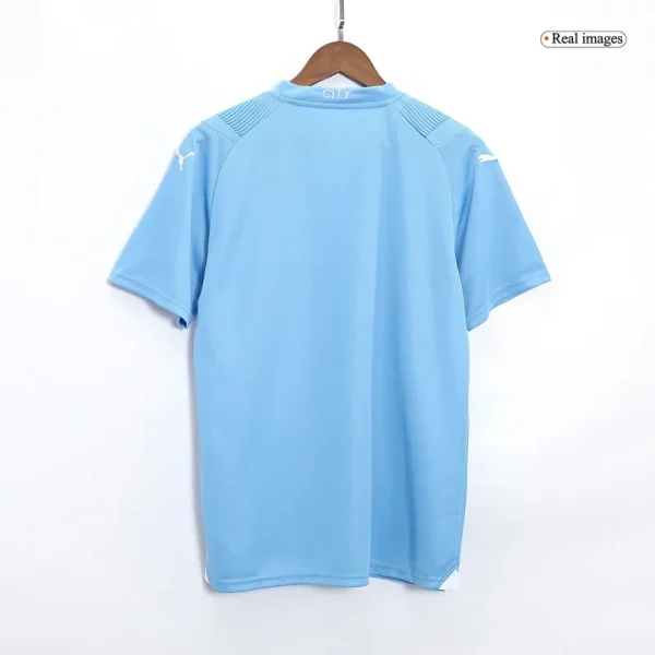 Manchester City HAALAND #9 GREALISH #10 DE BRUYNE #17 STONES #5 J.ALVAREZ #19 FODEN #47 Japanese Tour Printing Home Jersey 2023/24