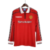 1998-00 Manchester United Beckham #7 Retro Jersey Home Long Sleeve