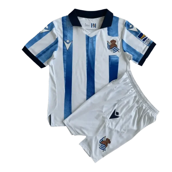 Kids Real Sociedad 2023/24 Home Kit Jersey+Shorts